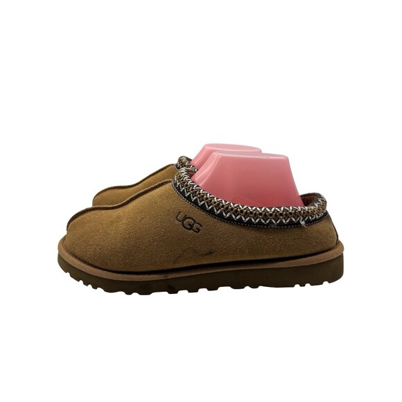 UGG Tasman 5955 Classic Chestnut Suede Sheepskin Wool Slippers Men’s 8 main image 5